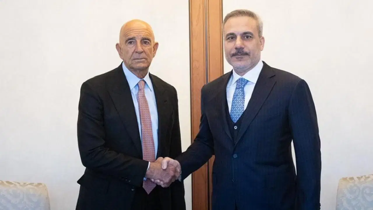 Hakan Fidan, ABD'nin Ankara Büyükelçisi Tom Barrack'ı kabul etti