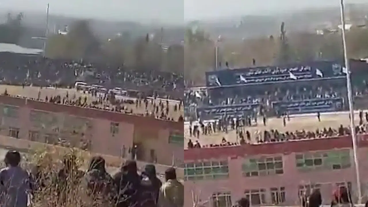 Stadyumda halka açık infaz gerçekleştirdi