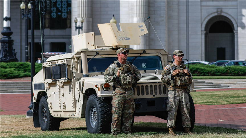 Washington’da Ulusal Muhafızlar silahlandırıldı