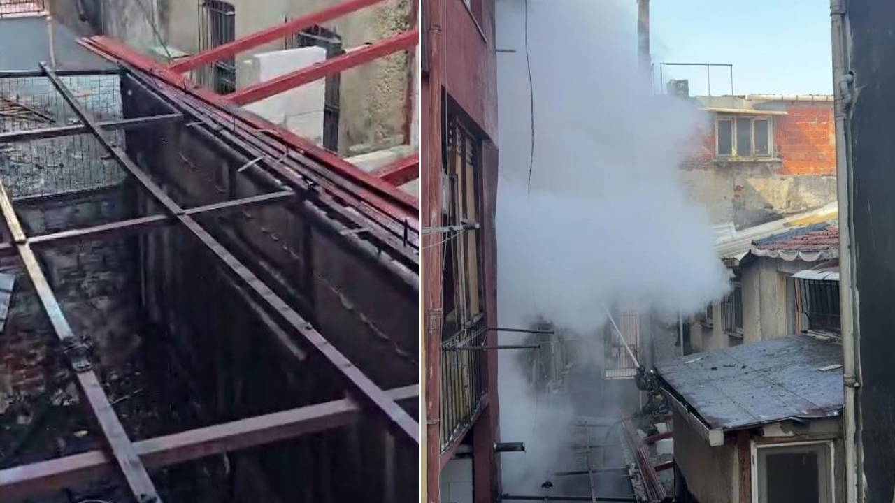 Beyoğlu'nda 5 katlı binada yangın: 2 kişi kurtarıldı