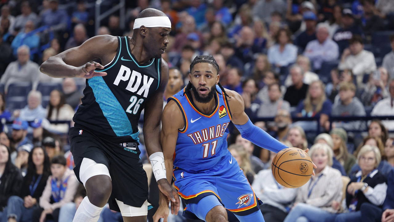 NBA'de Thunder, Blazers'ı yenerek serisini 9 maça çıkardı