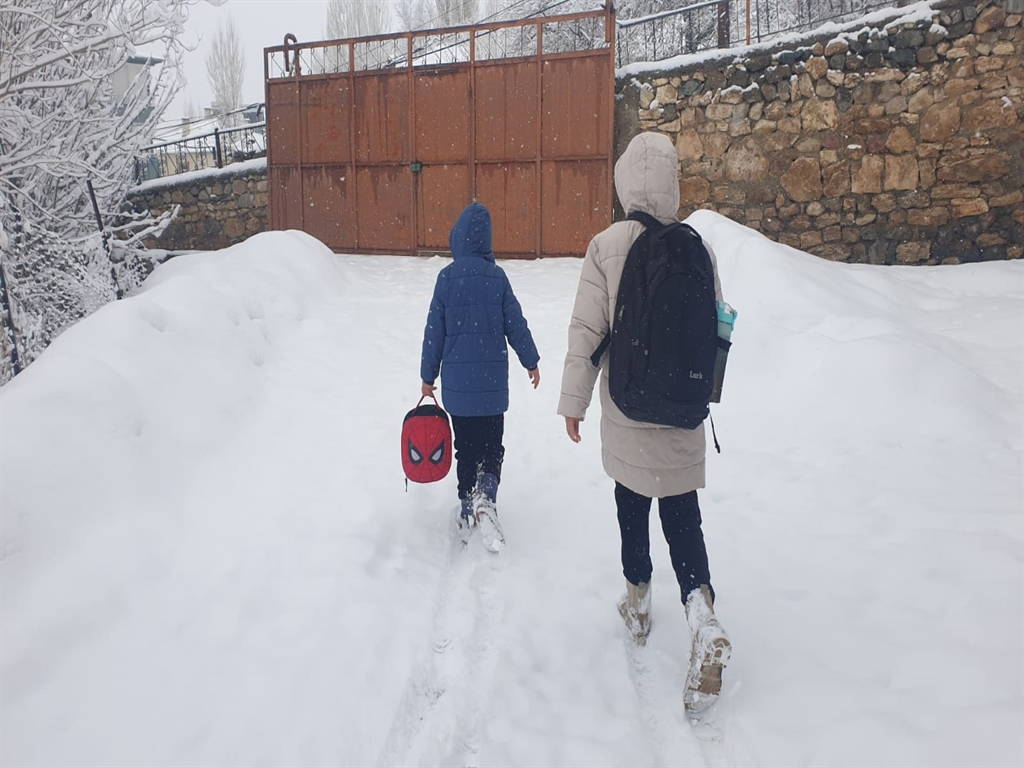 Van'da kar yağışı; 93 yerleşim yeri ulaşıma kapandı