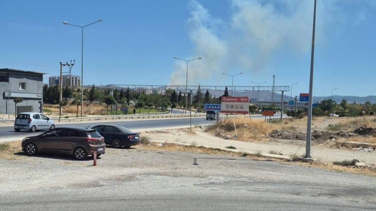 Çanakkale'de yangın: Ormana sıçramaması için mücadele veriliyor!