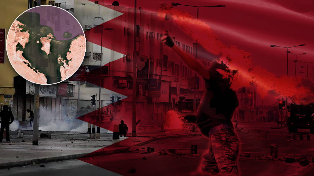 Bahreyn'de huzursuzluk artıyor... Tahran, ABD üssünü vurdu, İran yanlıları polisle çatıştı!