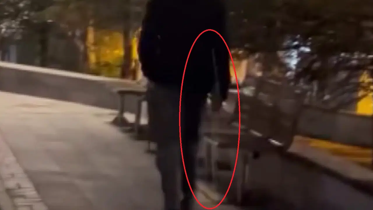 Bıçakla parktakileri korkutan 15 yaşındaki çocuğa gözaltı!