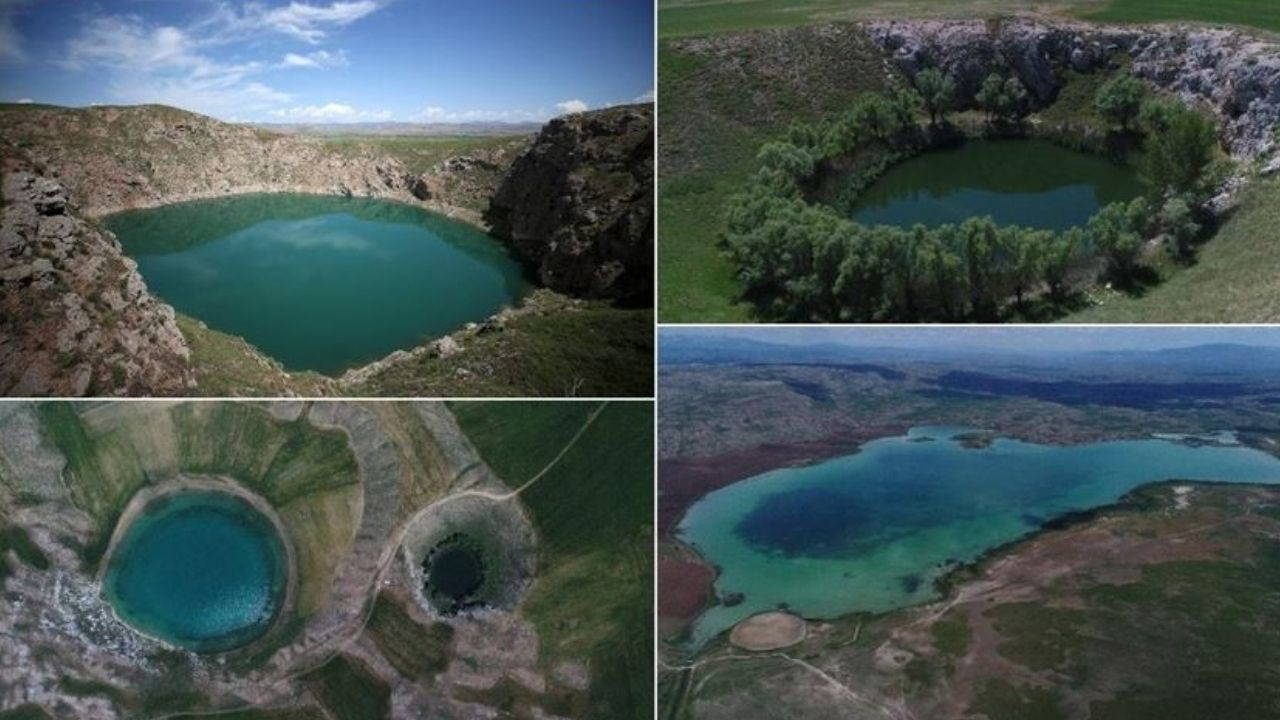 Sivas'ta Lota Gölü taştı: Karlar eridi, tarım arazileri su altında kaldı!