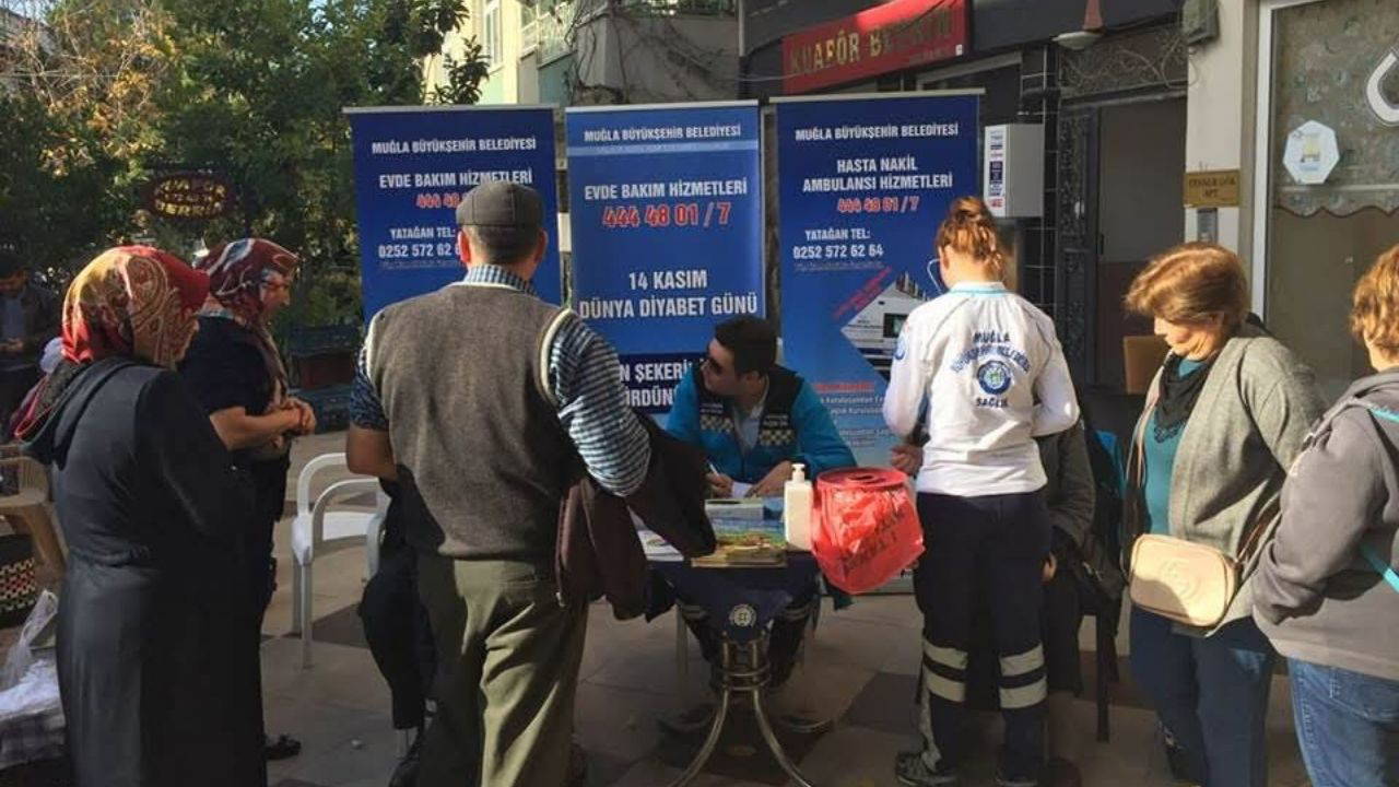 Muğla’nın 13 ilçesinde ücretsiz diyabet taraması