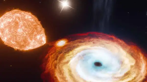 Yıldız doğuran kara delik keşfedildi: 200 bin ışık yılı uzunluğunda izler bırakıyor