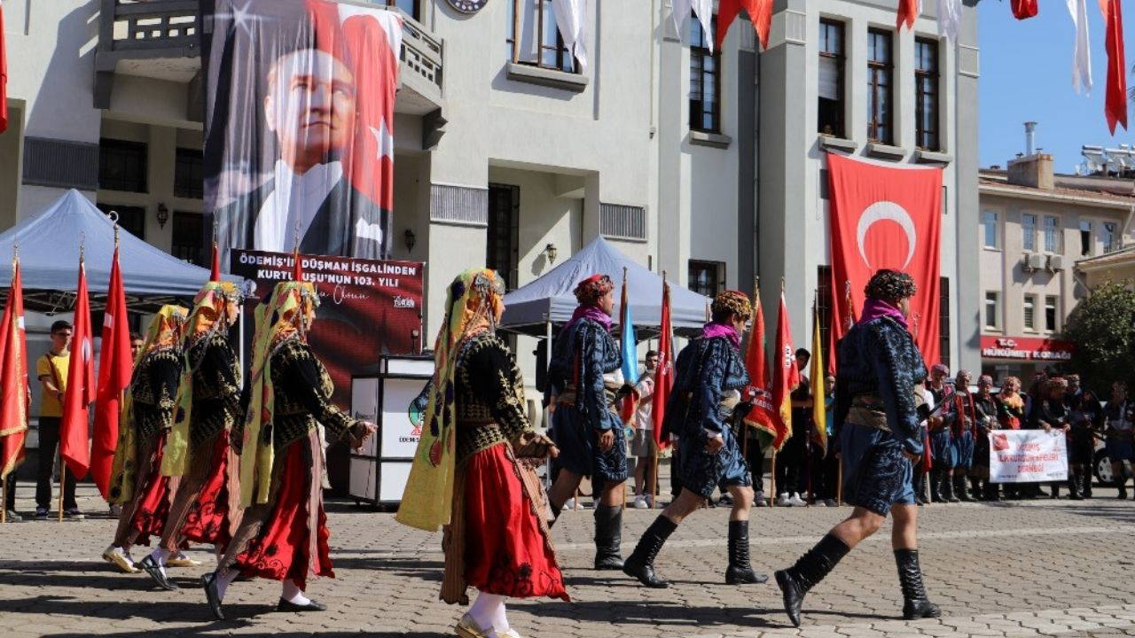 Ödemiş’te kurtuluş coşkuyla kutlandı