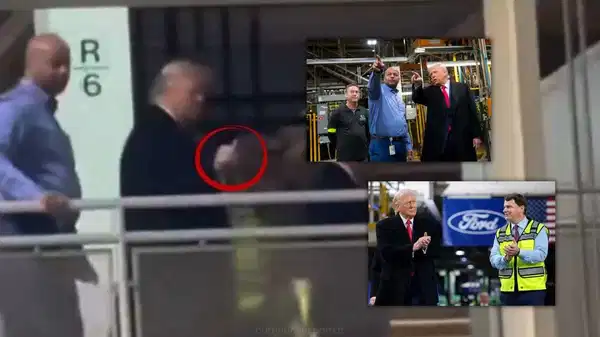 Fabrika işçisine orta parmak gösterdi