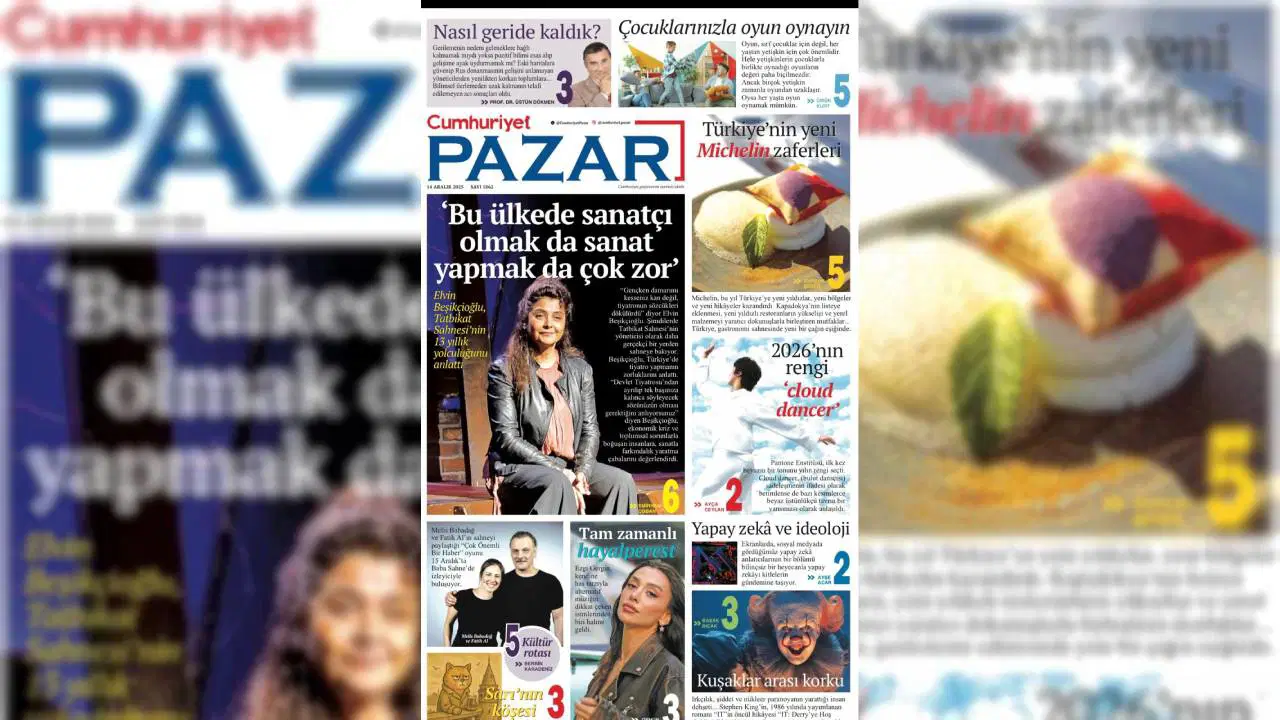 Cumhuriyet Pazar bu hafta da dopdolu!