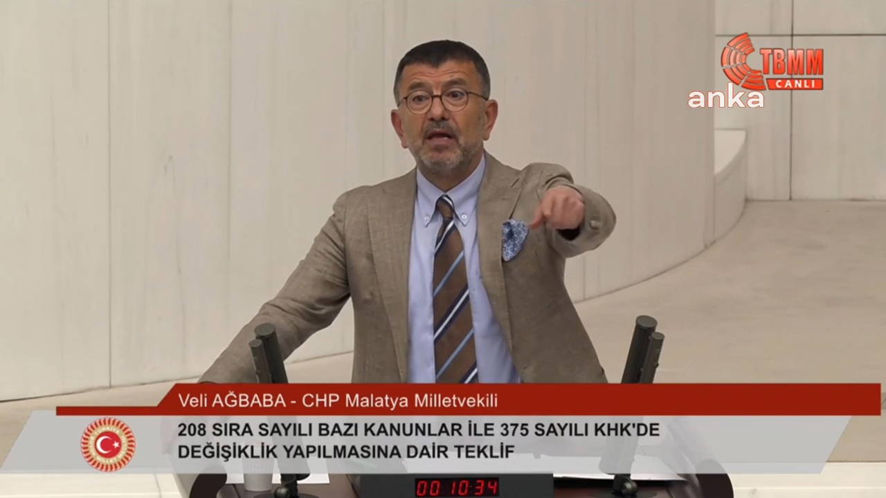 TBMM Genel Kurulu'nda sinirler gerildi... Veli Ağbaba'dan AKP'ye 'süreç' tepkisi: 'Öcalan'la barışıyorsunuz, İmamoğlu'yla savaşıyorsunuz'