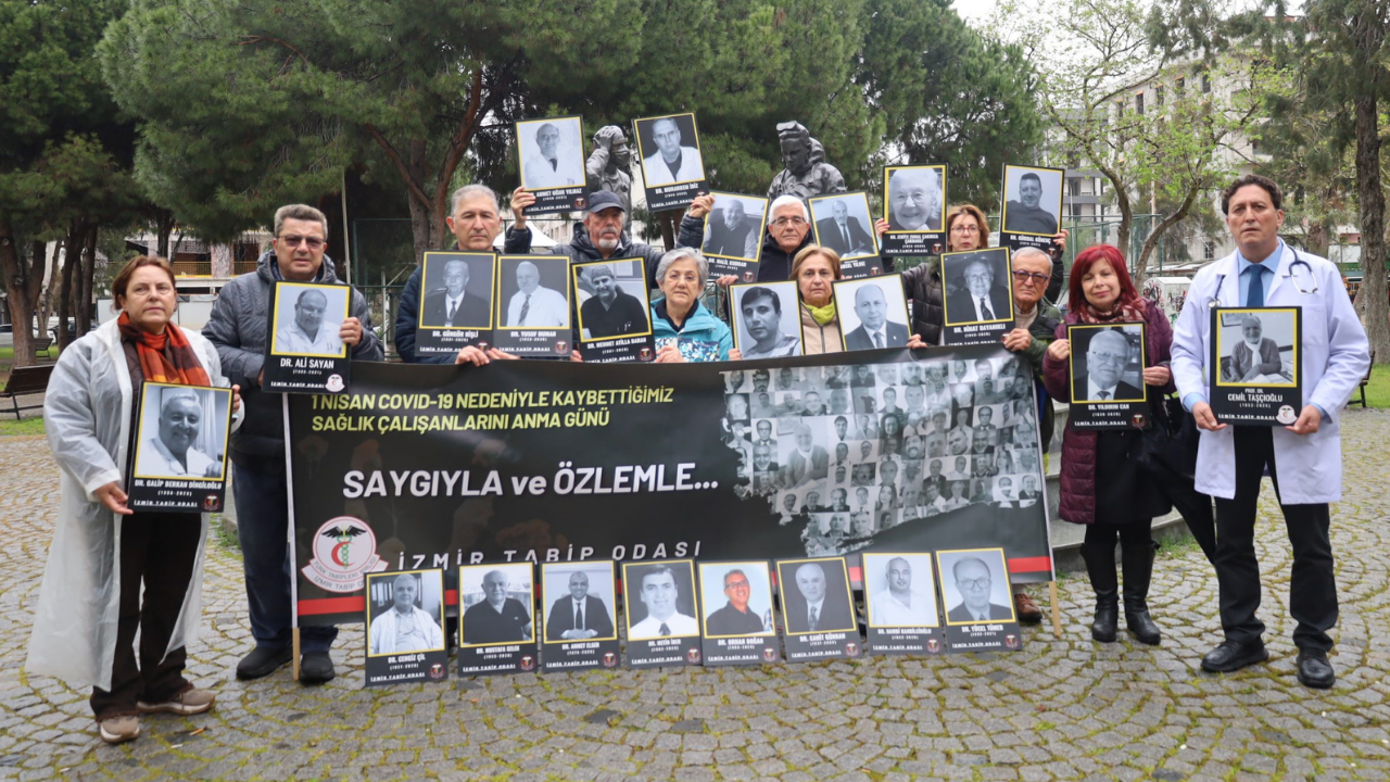 COVID-19 nedeniyle hayatını kaybeden sağlık çalışanları anıldı