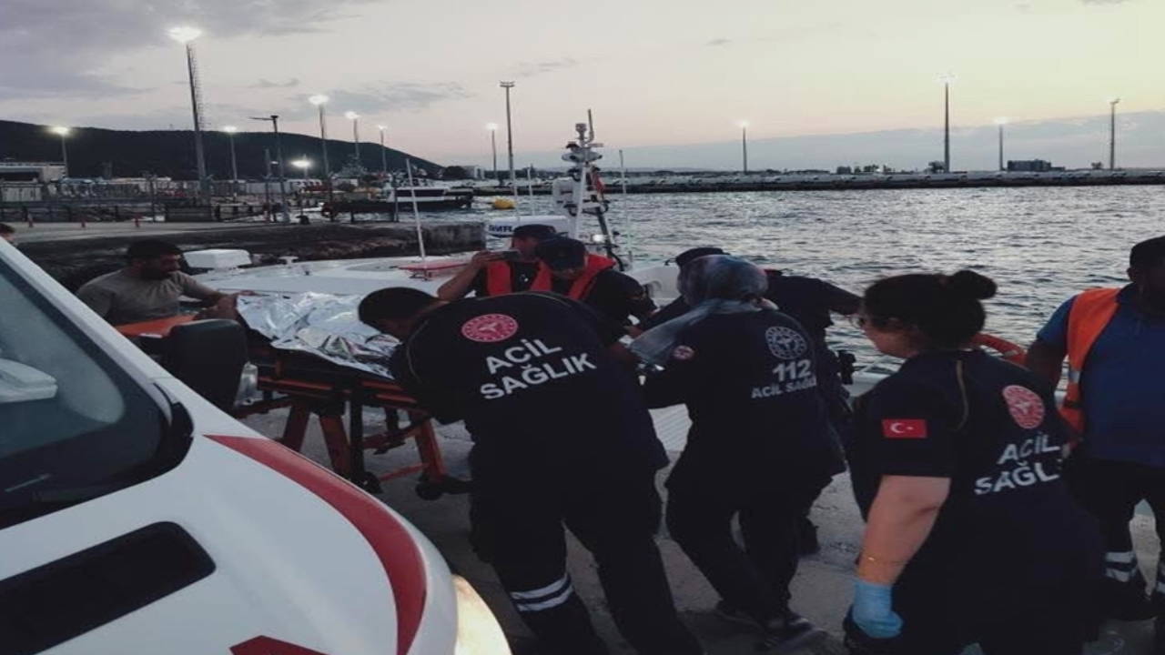 Feribottan atlayan yolcunun görüntüsü ortaya çıktı!