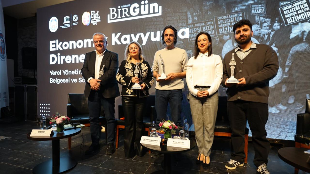 Meryem Ana Evi direnişi “Ekonomik Kayyuma Direnenler” belgeselinin gösterimi yapıldı