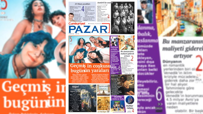 Cumhuriyet Pazar bu hafta da dopdolu!