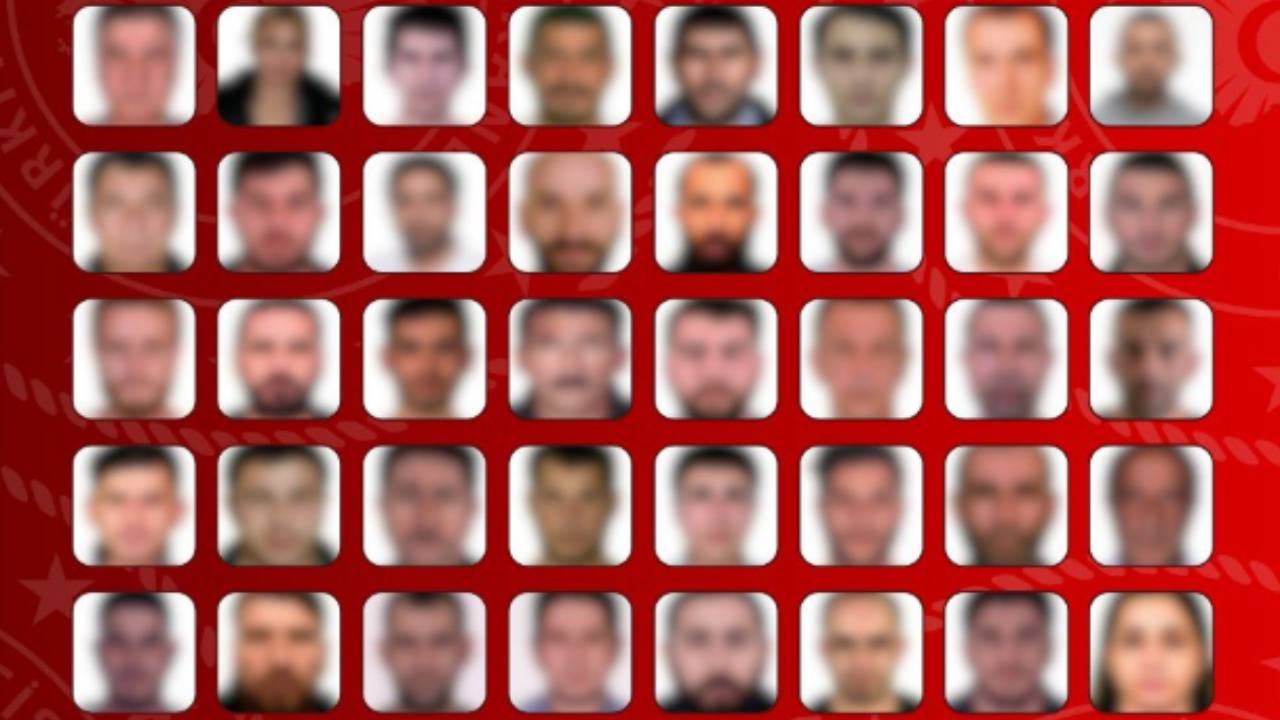 Kırmızı bültenle ve ulusal seviyede aranan 61 suçlu Türkiye'ye getirildi