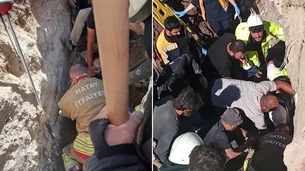 Şantiyede toprak kayması: 1 işçi göçük altında kaldı!