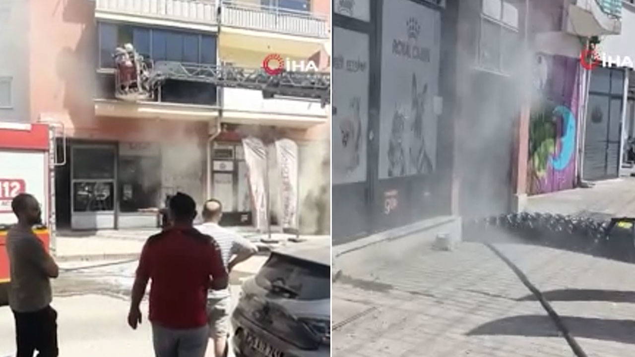 Eskişehir'de iş yeri yangınında can pazarı: 6 kişi dumandan etkilendi