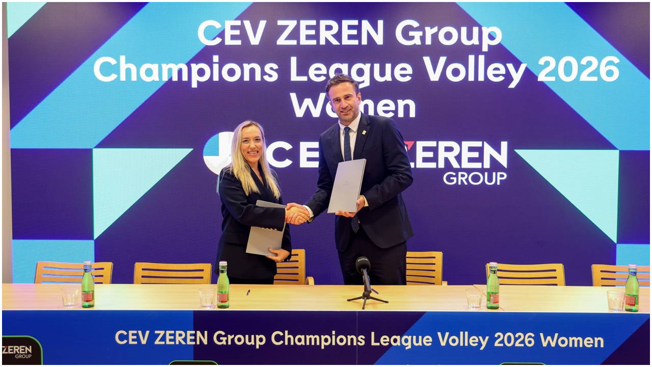 Kadınlar Şampiyonlar Ligi’nde CEV’in isim ortağı Zeren Group oldu
