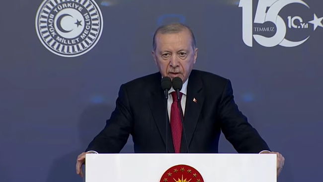 Erdoğan'dan Meclis'te 15 Temmuz konuşması