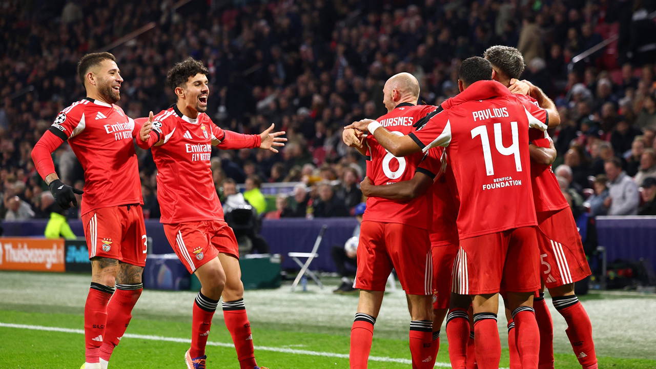 Benfica, Devler Ligi'nde ilk galibiyetini aldı! 