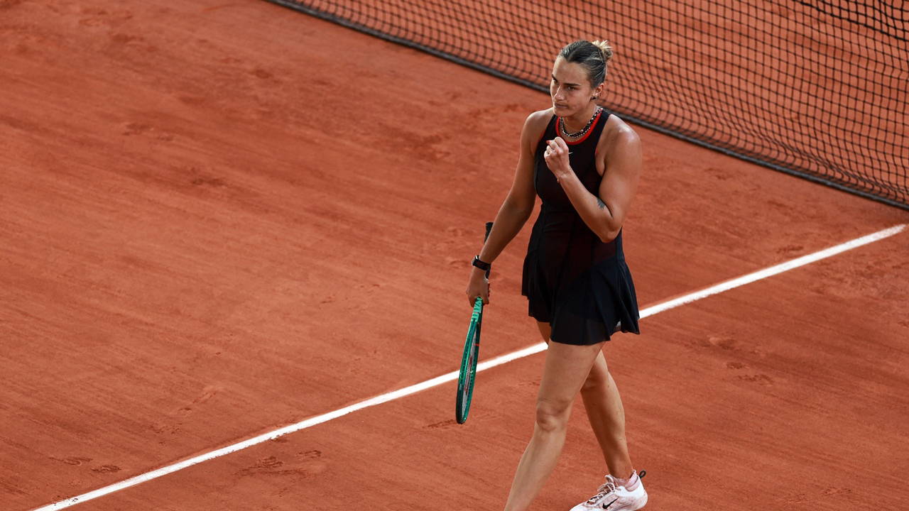 Sabalenka, Fransa Açık'ta dördüncü turda
