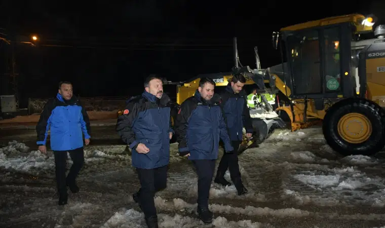 Çırpanoğlu kar mesaisinde