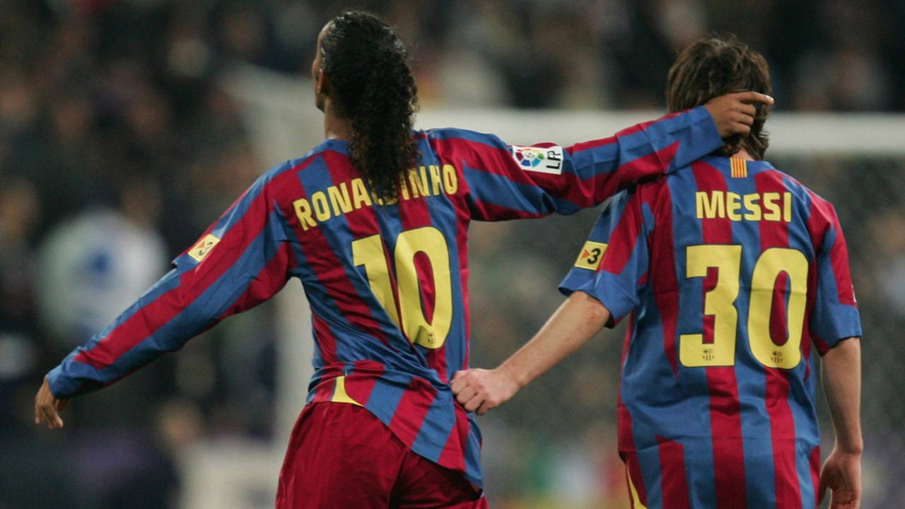 Ronaldinho'dan Lionel Messi'ye duygusal veda