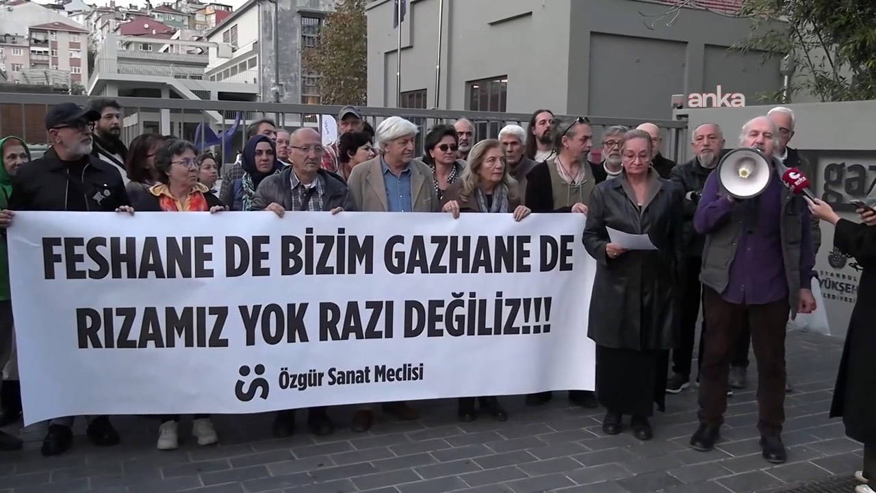 Sanatçılar yasa tasarısına karşı Gazhane’den seslendi: Rızamız yok!