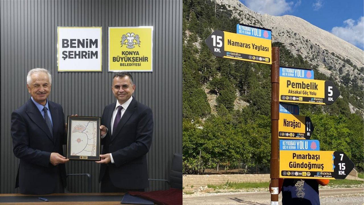 Alanya ve Konya’dan Keykubad yolu için tarihi imzalar