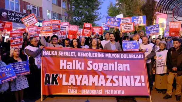 Eskişehir’de 'fon' protestosu: 'Krizi yaratan bedelini ödesin'