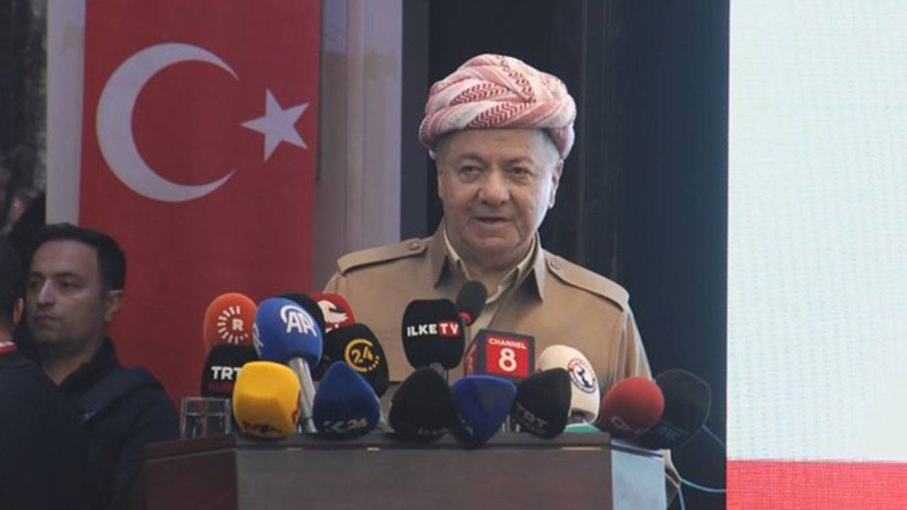 Barzani Şırnak'ta konuştu, süreç mesajı verdi: Erdoğan ve Öcalan'a teşekkür