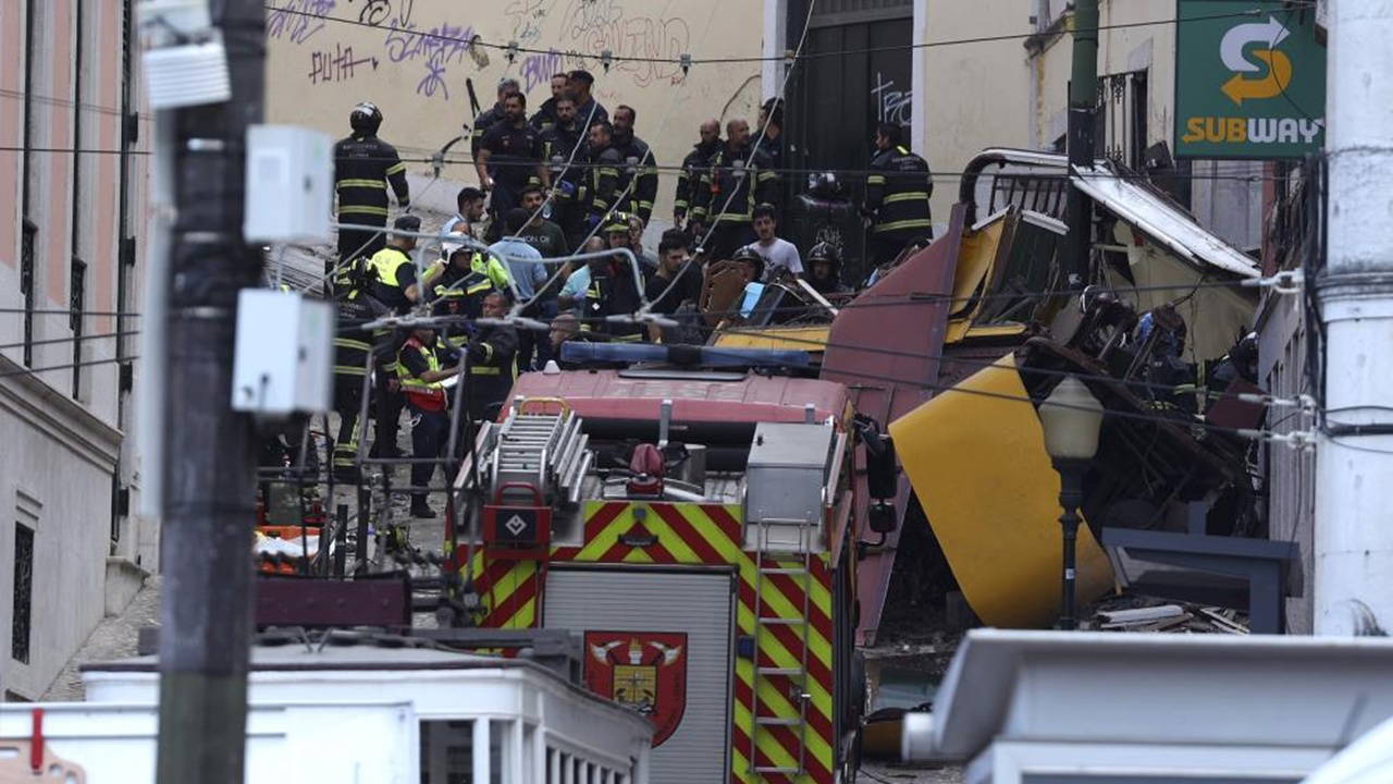 Lizbon'da füniküler kontrolden çıktı: Can kaybı 15'e yükseldi