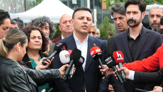 DEM Parti heyetinden CHP'ye dayanışma ziyareti...