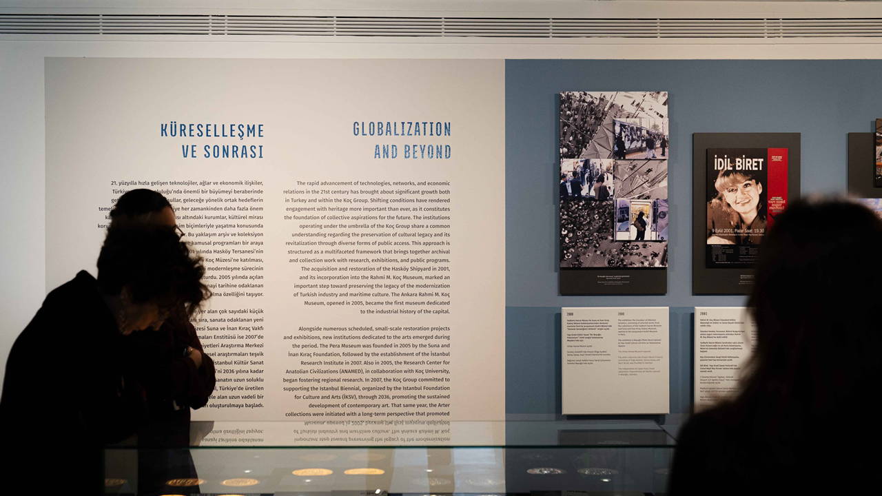 “Yüzyılın İzleri: Koç Topluluğu” sergisi açıldı