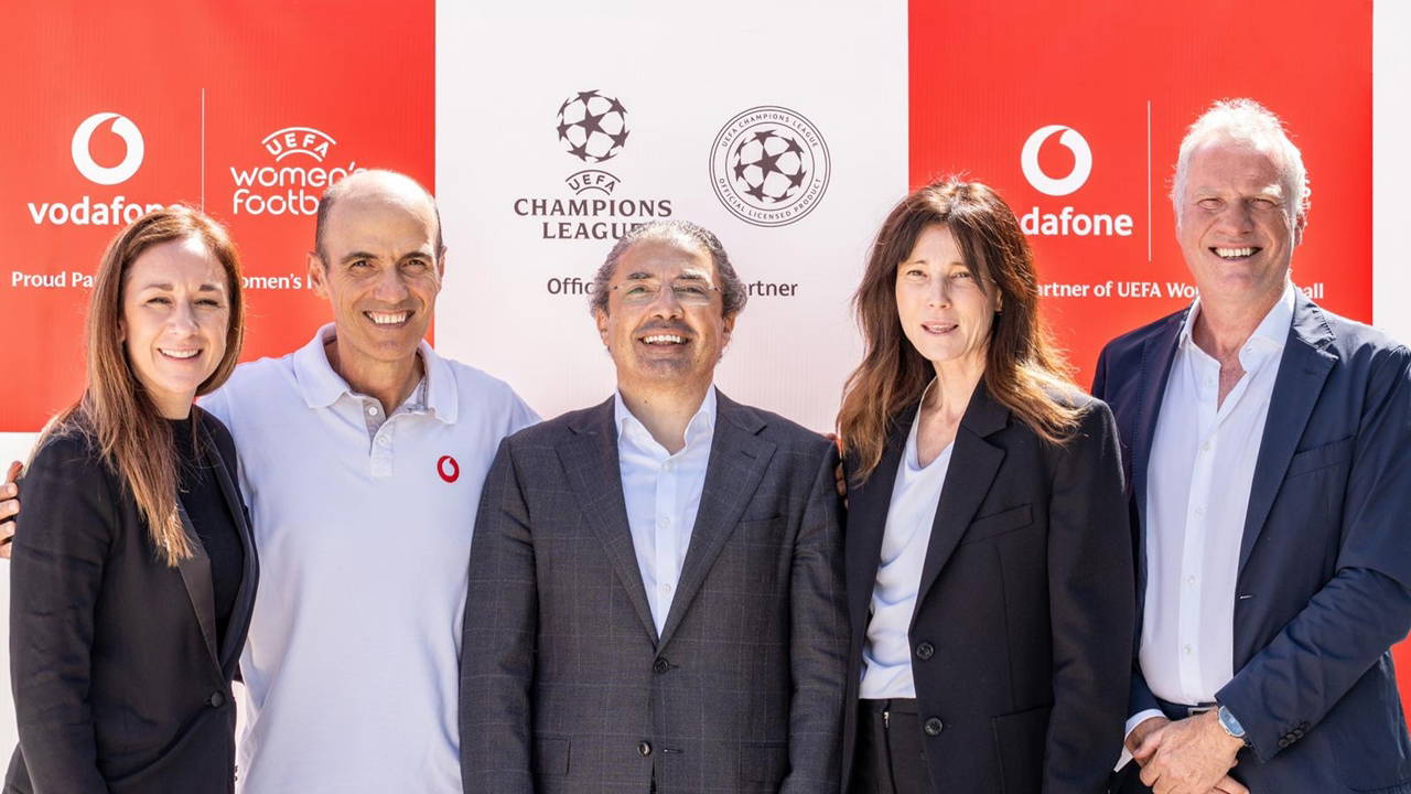 Vodafone, Şampiyonlar Ligi ve UEFA kadın futbolunun sponsoru oldu