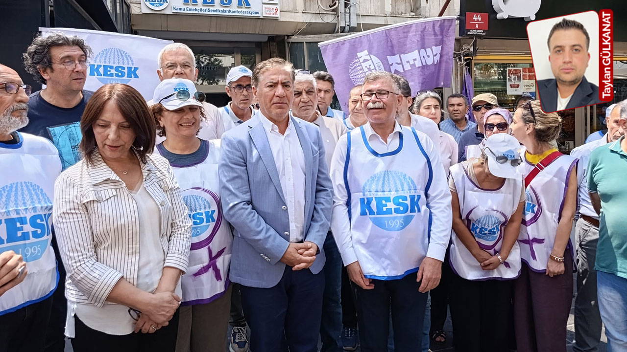 KESK 24 saatlik adalet nöbetini sonlandırdı: 'Bu zalimlere asla boyun eğmeyeceğiz'