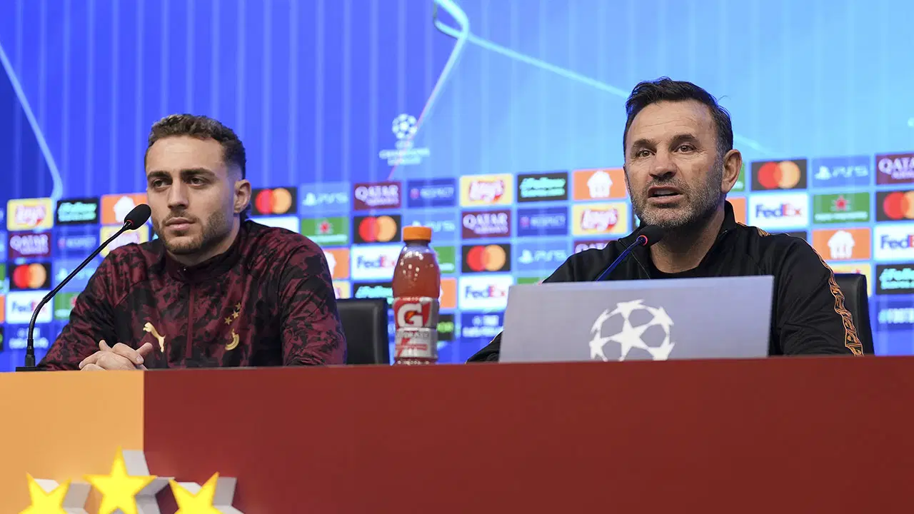 Galatasaray Teknik Direktörü Okan Buruk, Juventus maçı öncesi müjdeyi verdi: 'Oynayabilecek durumda, yarın bizimle olacak'