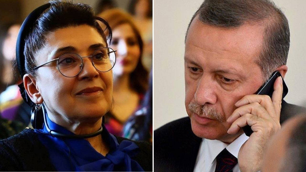 Erdoğan'dan Leyla Zana'ya başsağlığı telefonu