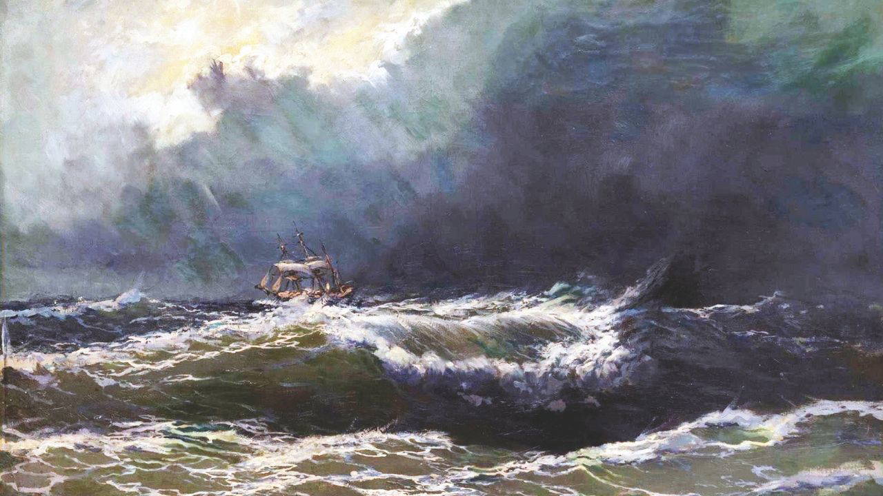 Diyarbakırlı Tahsin'in Tuvalinde Dalgalar ve Gemilerin Hikayesi mi Var?