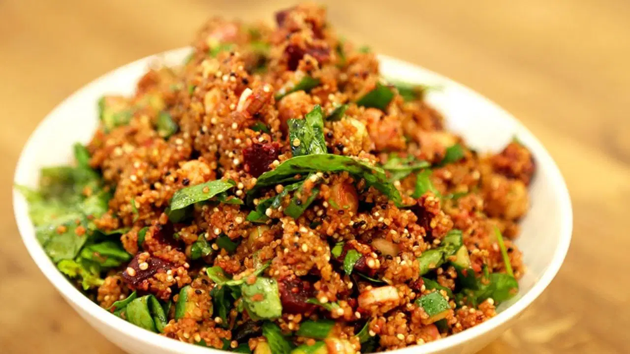 Glütensiz ve hafif lezzet: Kinoalı kısır tarifi