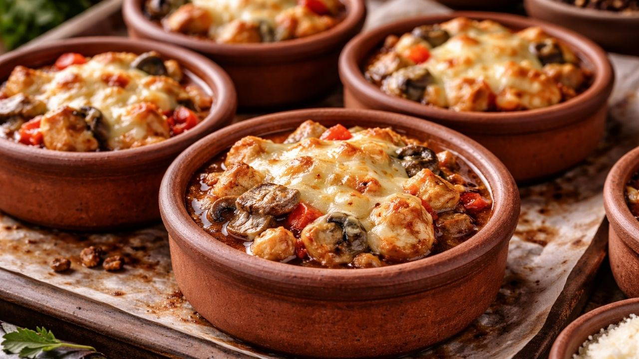 Sahura pratik ve doyurucu lezzet: Tavuklu mantarlı güveç tarifi