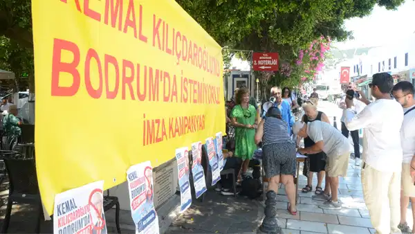 Bodrum’da Kemal Kılıçdaroğlu’na karşı 15 bin imza