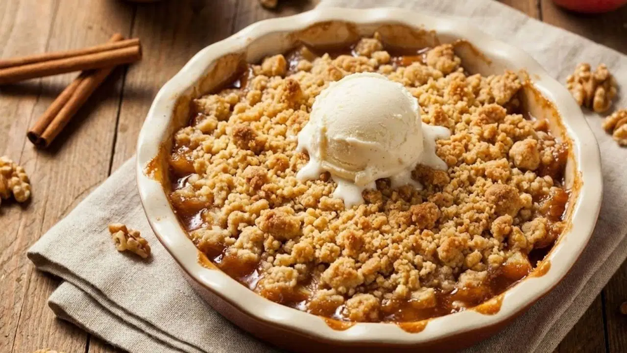 Merdaneleri çöpe atın: Hamur yoğurmadan yapılan elmalı crumble tarifi...