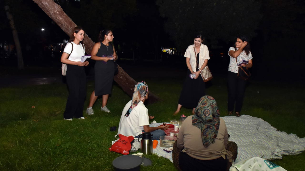Diyarbakır’da kadın cinayetlerine karşı farkındalık çalışması başlatıldı