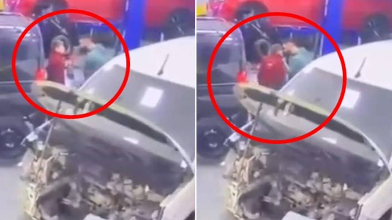 Telefonuna baktığını iddia ettiği çırağını darbetti!