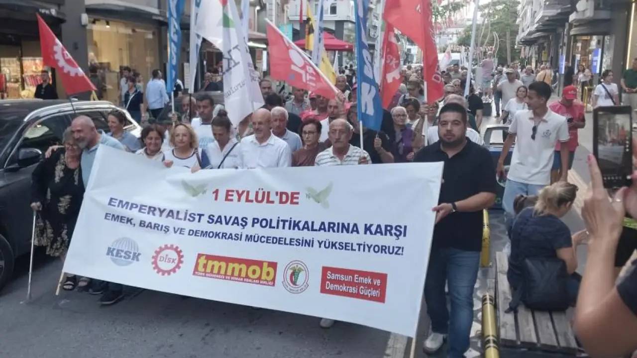 Samsun’da 1 Eylül çağrısı: ‘Kalıcı barış için demokrasi’