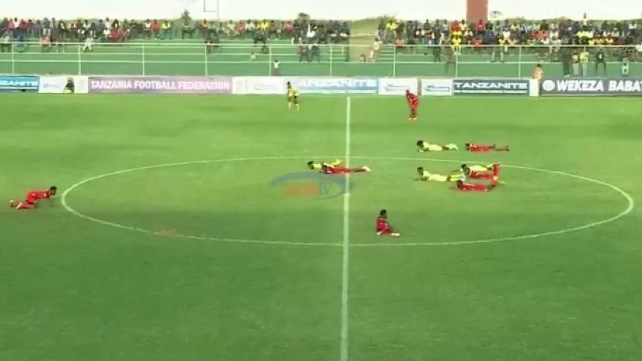 Yeşil sahada ilginç anlar: Arı sürüsü panik yarattı!