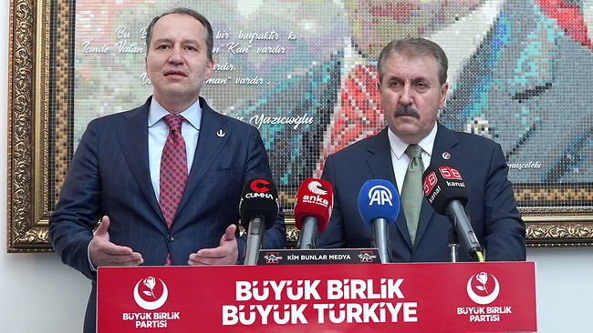 Erbakan'dan, Destici'ye 'seçim ve anayasa değişikliği' ziyareti